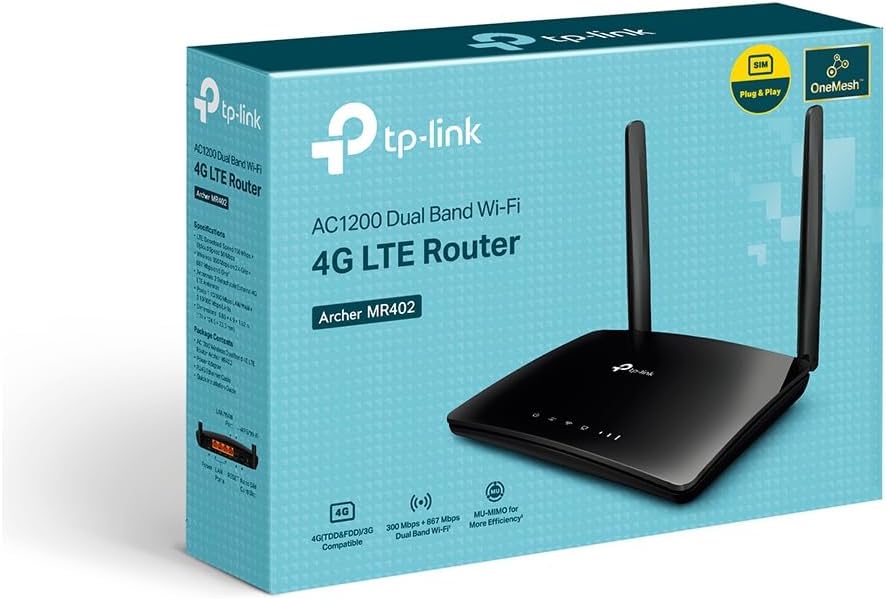 TP-Link MR402 4G LTE Dual-Band Wireless Router